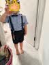 罗蒙男童假期演出服套装男孩生日花童幼儿园礼服毕业 藏青色 140 实拍图