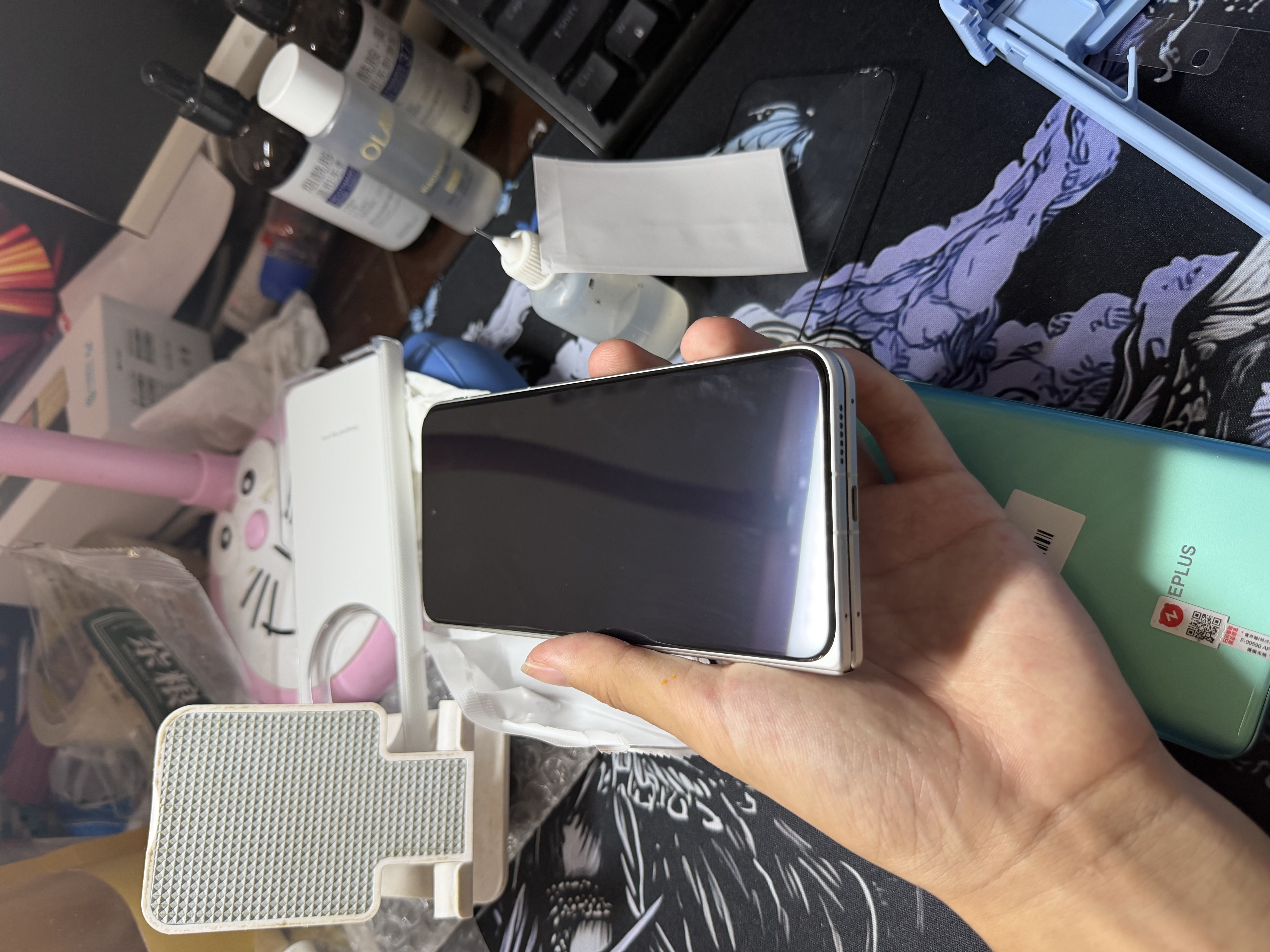 Smorss【3D热弯AR膜丨滚轮无尘舱】适用vivo x fold6钢化膜手机膜外屏全屏高清防摔抗指纹原屏顺滑保护膜 实拍图