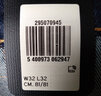 Levi's李维斯男士502锥形修身赤耳美式复古ins潮流时尚原色牛仔裤 牛仔蓝 32 (32) 实拍图