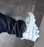 斯凯奇（Skechers）女鞋小白熊女士休闲鞋子厚底增高百搭运动软底老爹鞋女99999863 白色/海军蓝色/WNV 38 实拍图