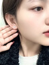 VLIFE银针小猫咪耳钉女2026养耳洞睡觉免摘可爱耳环女生日礼物520礼物 小猫耳钉  一对装 实拍图