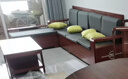 辰娅 沙发 胡桃木实木沙发组合现代中式客厅冬夏两用贵妃储物木家具 【特价冲量】四人位+贵妃榻+茶几 实拍图