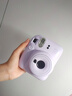 富士（FUJIFILM）instax mini12一次成像相机 立拍立得一次成像相机拍立得相机 Mini12绣球蓝（下方可选套餐） ins套=相机+10相纸+壳+册(热销） 实拍图