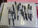 派通（Pentel ）TRJ50-BO大班红色签字笔高颜值0.7-2.0mm 商务直液式手绘漫画笔草图勾线笔 红色单支装 实拍图