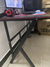 奥伦福特  电脑桌台式家用电竞游戏桌办公书桌简约书房写字桌子 碳纤维纹路单桌-120*60 升级款电竞桌 实拍图