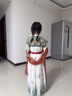 罗蒙儿童汉服中秋节女童唐装女孩古装毕业演出服 敦煌绿 130 实拍图