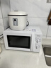 美的（Midea）【价保618】快捷微波炉 家用小型 360°转盘加热 旋钮操控 易洁内胆（M1-L213B二代） 实拍图