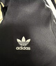 adidas复古风针织休闲运动立领夹克外套女秋季阿迪达斯官方三叶草 黑色（推荐选大一码）   L 实拍图