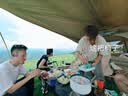 杜邦（DU PONT）户外露营折叠椅子便携式躺椅月亮椅脚托连桌钓鱼椅【一椅多用】 实拍图