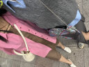 FANSILANEN范思蓝恩23FS11228 学院风针织马甲女春秋V领外搭配叠穿背心 灰色 XL 实拍图