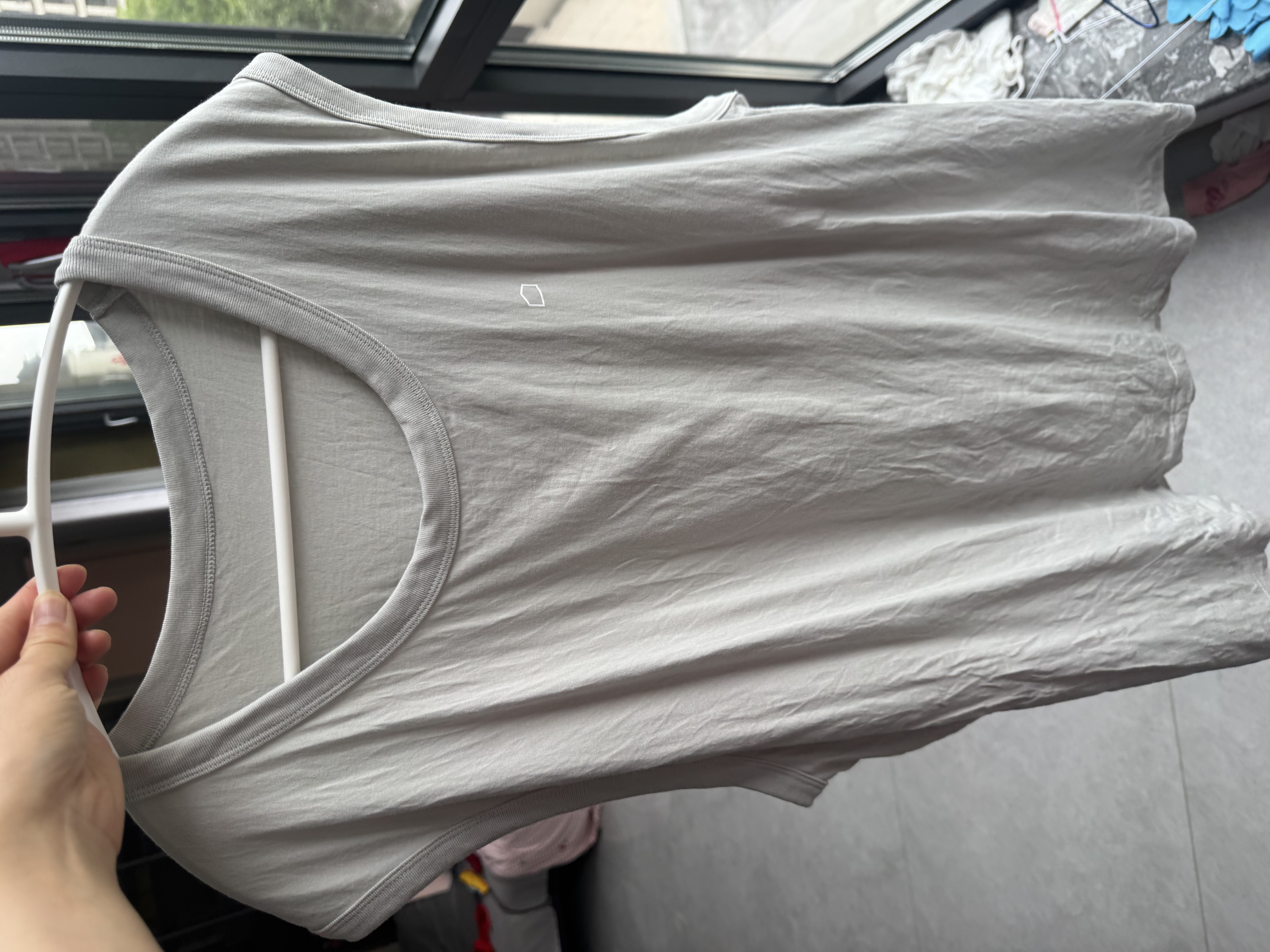 蕉内棉棉301H男士背心100%纯棉宽肩全棉家居服春夏季无袖无侧缝睡衣 实拍图