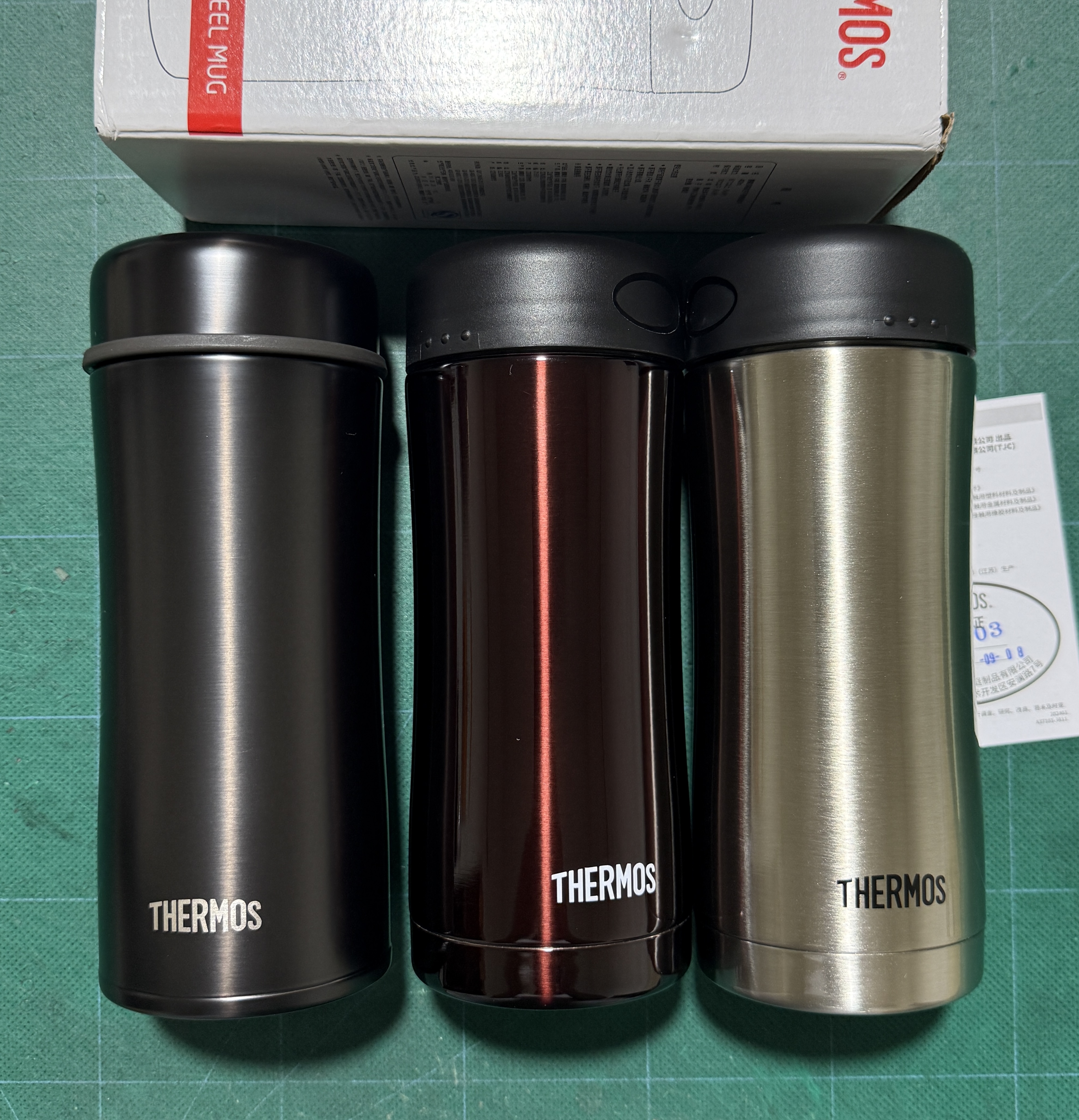 膳魔师（THERMOS）保冷保温杯400ML不锈钢水杯子毕业礼物送老师JCG-CBW 实拍图