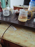 京东京造 泡茶壶 锤纹玻璃茶水分离杯煮茶闷茶凉水壶茶具套装750ml 实拍图