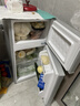 新飞冰箱小型租房用 一级能效冷 藏冷冻两用1-2人家用小冰箱 出租房双门电冰箱办公室两门 26年旗舰 76A一级能效【带净味盒】银 实拍图
