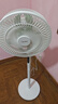 美的（Midea）【幸运草安睡1S】一级能效直流变频声控电风扇家用遥控卧室静音落地扇台式桌面抗菌大风力转页扇 实拍图