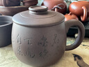 藏壶天下紫砂杯子宜兴原矿手工茶杯大容量水杯隔舱过滤茶水分离杯办公盖杯 君子怀德 490ml 490ml 实拍图