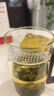 雅集加厚耐热玻璃杯月牙茶隔大容量豪饮杯800ml带把男士过滤办公水杯 实拍图