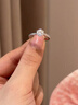 VLIFE情侣对戒仿真假钻戒莫桑结婚婚礼道具情侣戒指开口可调节求婚仪式 情侣对戒开口可调节  礼盒装 实拍图