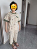 浪莎睡衣女印花七分裤短款套装7A抗菌棉质休闲舒适可外穿女士家居服 实拍图