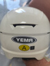 野马（YEMA）3c认证新国标A类365S电动车头盔男女加大码大号大头围夏季摩托车安全帽 卡其白配黑茶长镜 实拍图