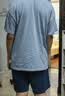 英博伦青少年短袖套装夏季男大童纯棉睡衣中学生家居服套240浅兰 170 实拍图