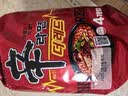 农心韩国进口特辣辛拉面THERED红汤版韩式方便面泡面125g*4包 实拍图