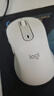 罗技（Logitech）M650 L 鼠标 无线蓝牙鼠标 对称鼠标 白色 带Logi Bolt USB接收器 实拍图