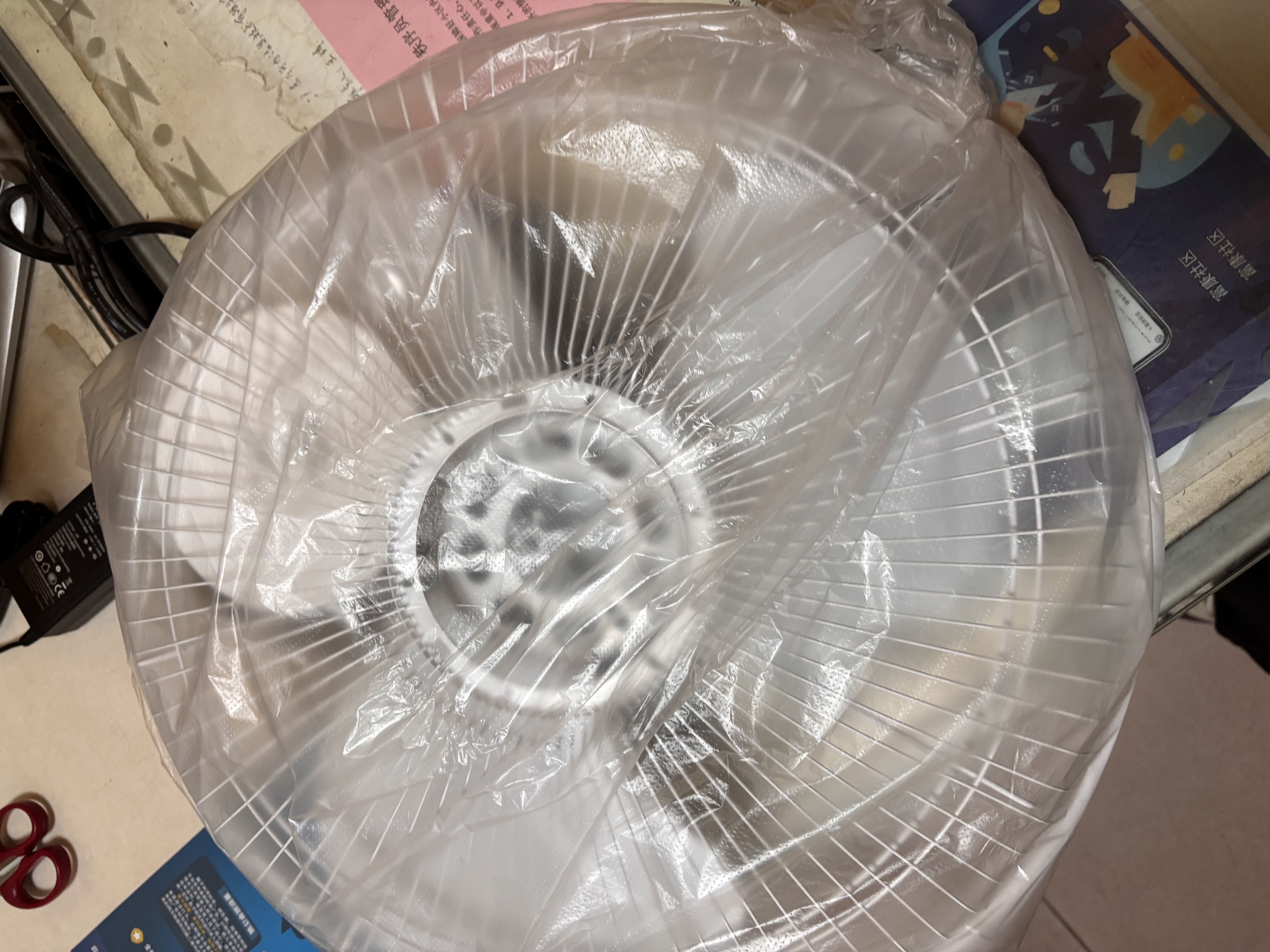 美的（Midea） 顶扇楼顶扇吸顶扇商用学校宿舍工业大风力节能交流定频壁扇家用客厅摇头吊顶风扇 FD40-11A 实拍图