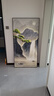 好久不见流水生财玄关装饰画新中式入户门竖版壁画山水画背景墙挂画 实拍图