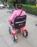 护卫神电动轮椅车老人轻便折叠旅行代步无刷智能全自动小金刚W76003 【1】飞机款/6.6安锂电/电助推/LED尾灯 此款搭载“专利防翻系统” 实拍图