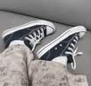 匡威（Converse）莫尔登All Star夏季男女低帮休闲滑板鞋黑色A09226C A09226C 45 实拍图