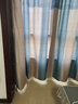 阿黎 北欧简约成品渐变条纹遮光窗帘2.5宽*2.4高 挂钩款 单片装 实拍图