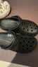 卡骆驰（CROCS）经典洞洞鞋轻便百搭女沙滩鞋包头拖鞋男鞋|10001 黑色-001(含智必星) 41 /42(260mm) 实拍图