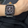 Apple/苹果 Watch S11 智能手表GPS款42毫米深空灰色铝金属表壳黑色运动型表带S/M MEUG4CH/B 实拍图