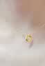 中国黄金（CHINA GOLD）莫比乌斯环黄金吊坠女足金锁骨项链爱无止境情人节礼物送女友老婆 【京速达】莫比乌斯 约0.5g【赠银镀金链】 实拍图