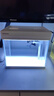 森森（SUNSUN）超白鱼缸一体缸自循环客厅水族箱桌面家用懒人免换水小型金鱼缸 超白HEJ250标配+水溶景 实拍图
