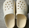 名创优品（MINISO）洞洞鞋男女夏季外穿沙滩凉鞋防滑厚底踩屎感包头凉拖鞋骨白42-43 实拍图