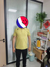 迪桑特（DESCENTE）DESCENTE迪桑特TRAINING系列男士吸湿速干D-TOUGH短袖POLO衫新品 MU-芥末黄 L (175/96A) 实拍图