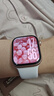 Apple/苹果 Watch S11 智能手表GPS款42毫米玫瑰金色铝金属表壳淡桃粉色运动型表带S/M MEUN4CH/B 实拍图