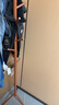 小匠材衣帽架实木挂衣架卧室落地简易衣架多挂钩衣服架子胡桃色三角款 实拍图