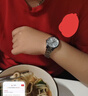 天王（TIAN WANG）手表女 生日礼物沧海系列简约钢带石英女表白色LS31131S.S.S 实拍图