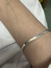 周大生【生日礼物】莫比乌斯环足银手镯开口轻奢小众送女友老婆 实拍图