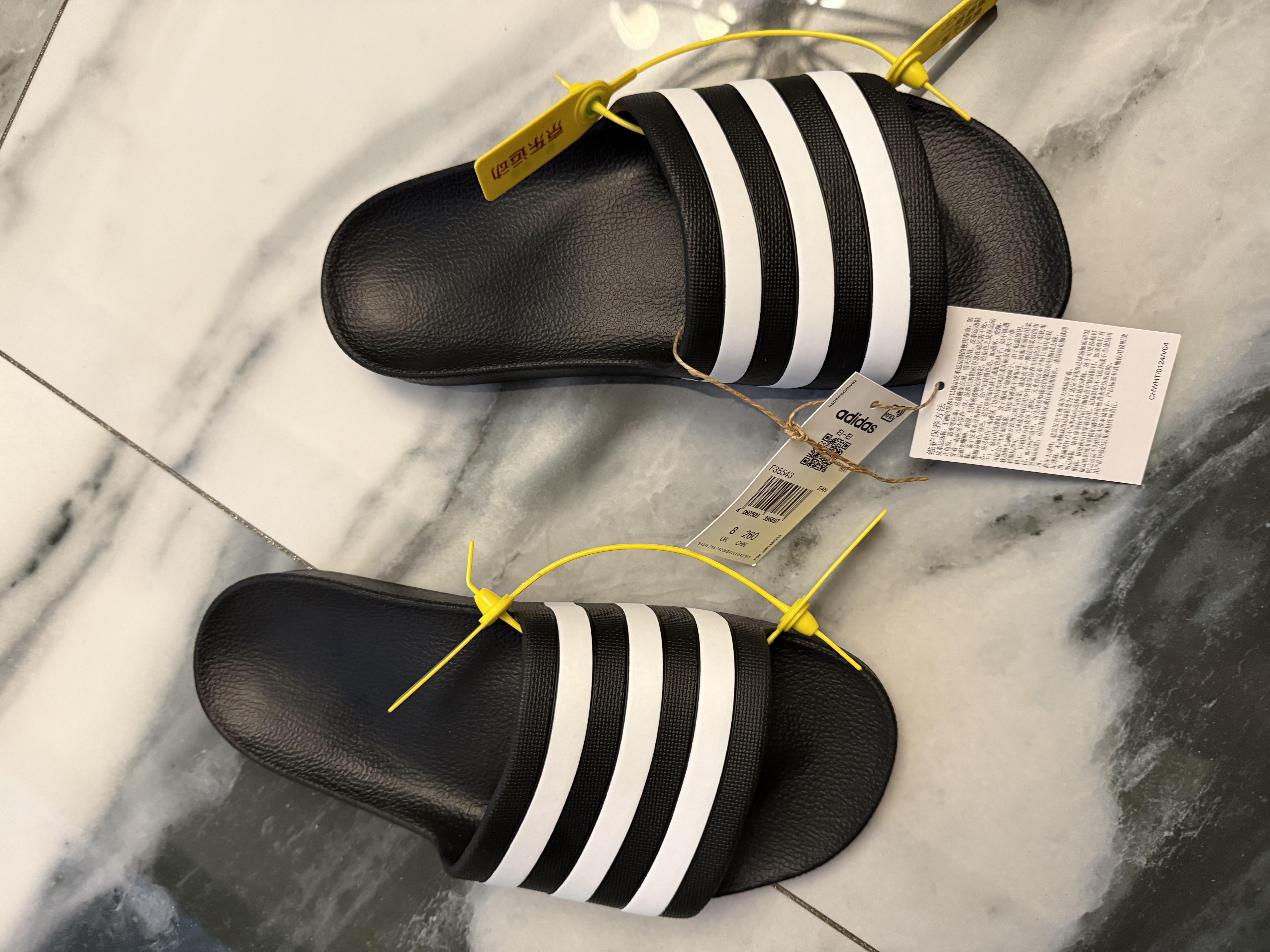 阿迪达斯（adidas）男子游泳系列ADILETTE AQUA运动 拖鞋 F35543 42码 UK8码 实拍图