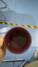 MUJI炻瓷 马克杯 水杯杯子 桌面 带把手 咖啡杯 家用  暗红色 S 330ml 实拍图