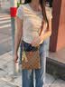 纪诗哲轻奢包包女包2026年新款单肩包女士斜挎水桶包生日礼物送女友老婆 棕色｜配灵动狐狸挂饰｜品牌礼盒装 女生包包洋气小众时尚百搭高级感实用情人节纪念日礼物 实拍图