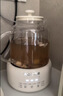 小质养生壶1.5L全玻璃花茶壶0胶水0金属恒温煮茶器办公室热牛奶神器保温壶家用烧水壶电热水壶 实拍图