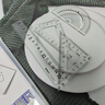 晨光（M&G）文具学生考试绘图防断套尺尺子套装小学生考试 4件套（直尺15cm+三角尺*2+量角器）中高考ARL960LJ 实拍图