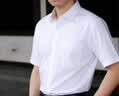 回力衬衫男夏季纯色休闲短袖衬衫商务百搭白衬衣男 白色-短袖 XL 实拍图