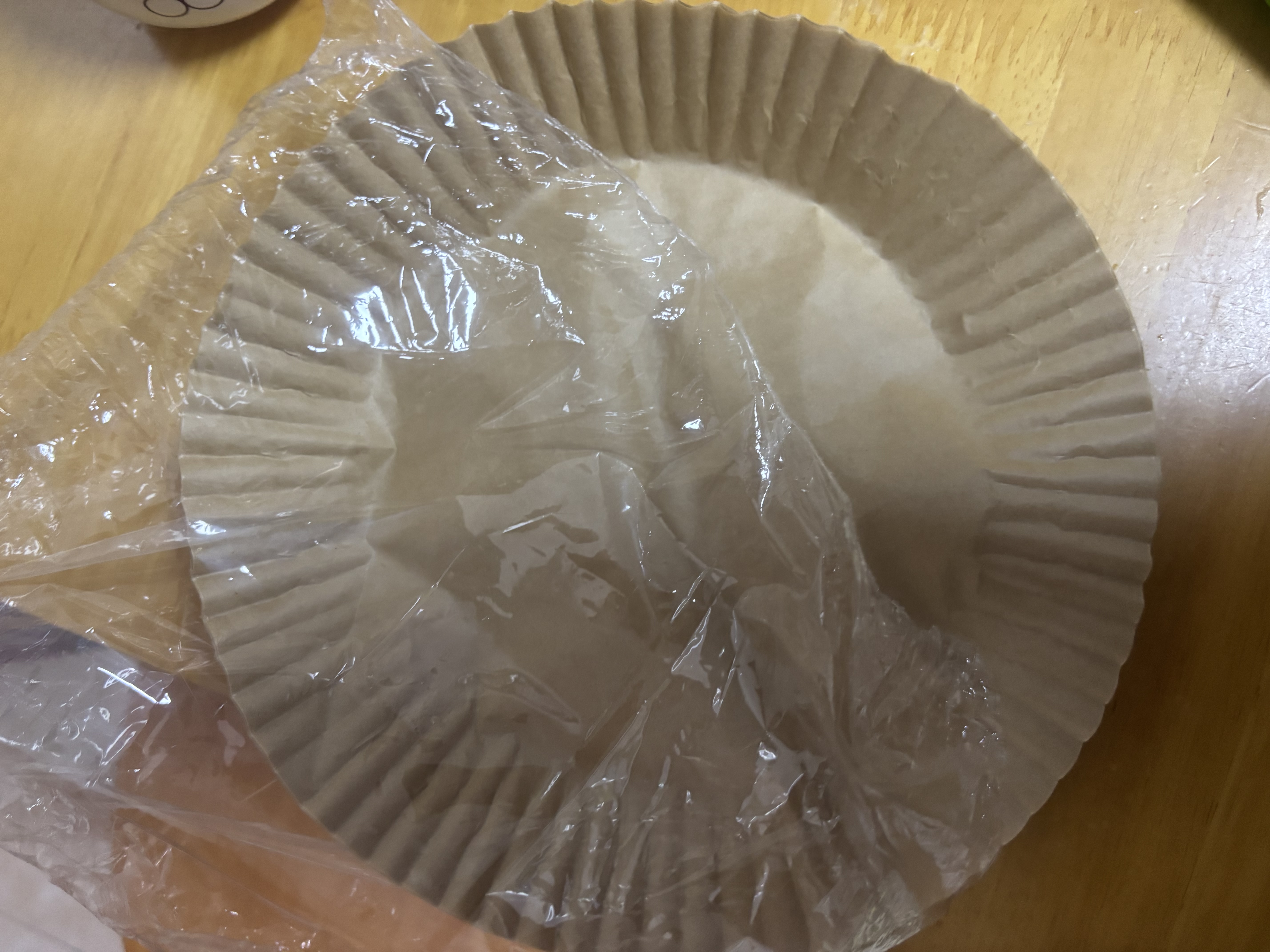 空气炸锅专用纸烤盘吸油纸垫纸家用食物硅油纸锡纸碗烘焙纸食品级 100张圆形【特价活动】 实拍图