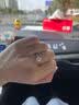 鑫万福PT950铂金经典六爪培育钻石戒指求婚订婚结婚送女友老婆生日礼物  [铂金PT950] 1克拉D色VVS/3EX/N【上海IGI+GIC双证】 实拍图